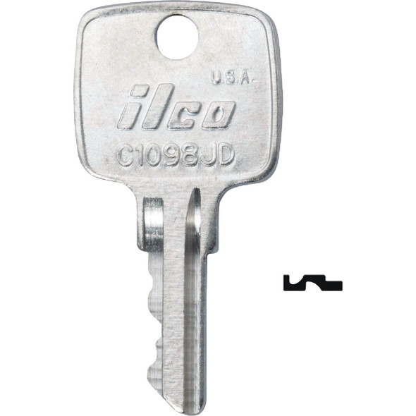Ilco C1098JD John Deere Tractor Key Blank (10-Pack) IAA31832002