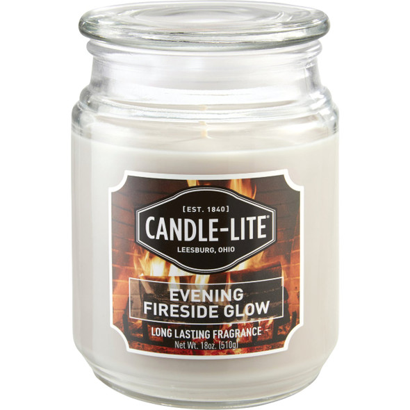 Candle-Lite 18 Oz. Everyday Evening Fireside Glow Jar Candle 3297251