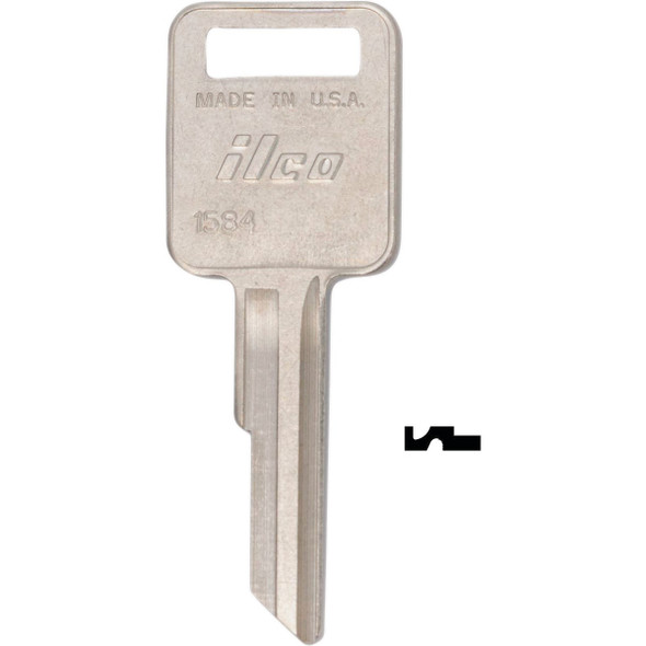 ILCO FREIGHTLINER Key Blank, 1584 (10-Pack) IAA00817252