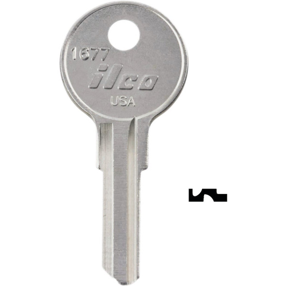 ILCO 1677 E-Z-Go Key Blank (10-Pack) IAA00019712