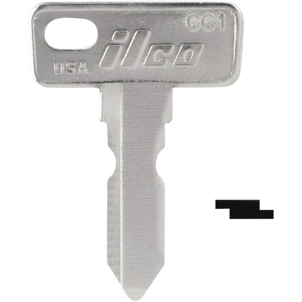 ILCO CC1 Club Golf Cart Key (10-Pack) IAA00019202