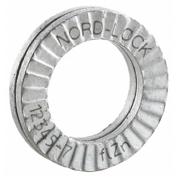 Nord-Lock Wedge Lock Washer, 1 1/8 in, PK50 1341 Nord-Lock Wedge Lock Washer, 1 1/8 in, PK50 1341
