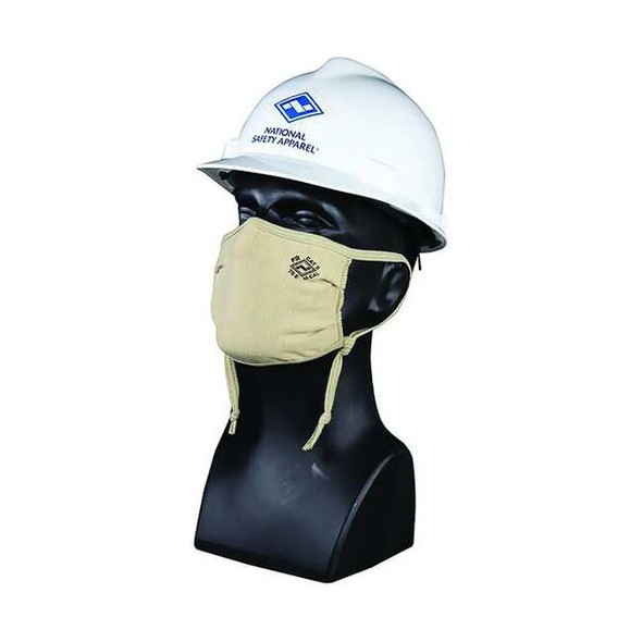 Disposable Face Mask, 2-Ply, Beige, Universal