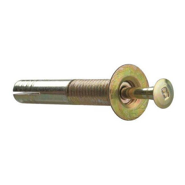 DFS Nail Drive Anchor, 3/8" Dia., 2-3/8" L, Steel Zinc Plated, 10 PK