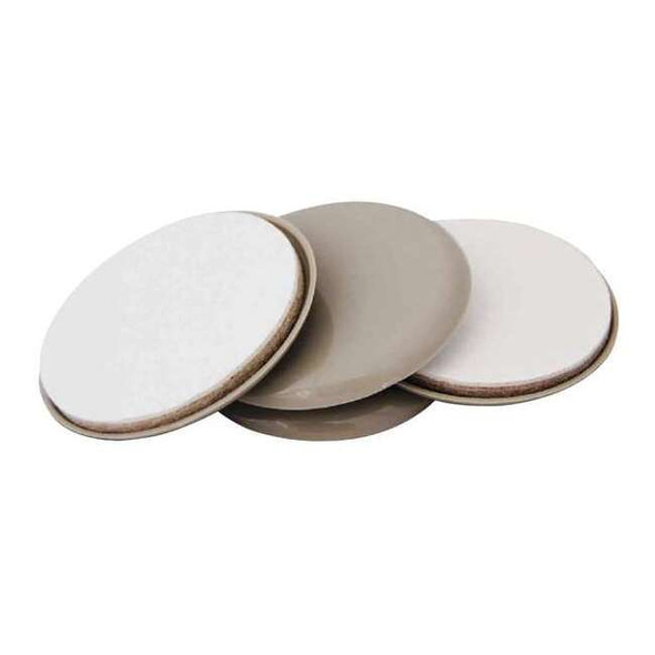 Manufacturer Varies Furn. Glide, SelfStick, Round, 1-11/16", PK4 10G205