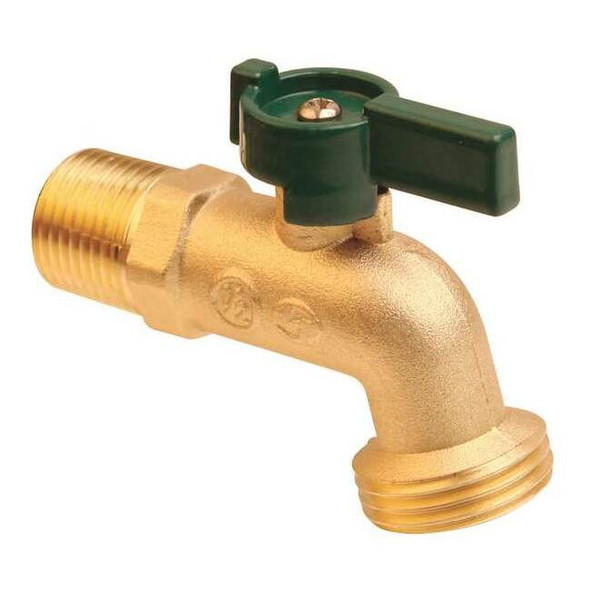 Manufacturer Varies Hose Bibb,Quarter Turn,3/4In, Brass 6PDZ7