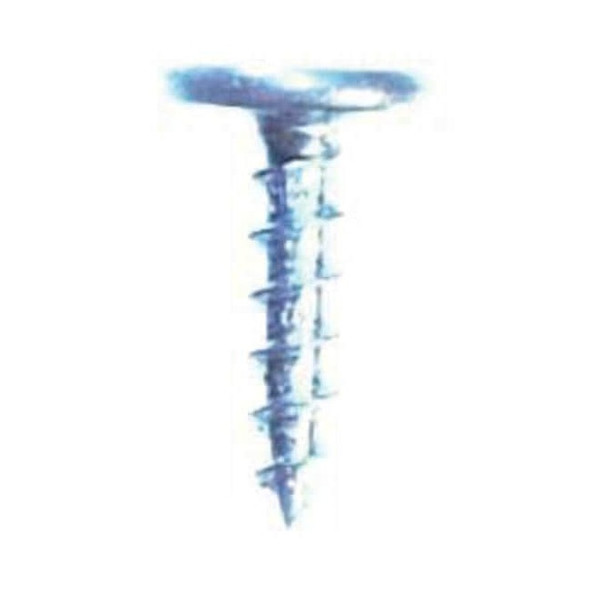 Wood Screw, No. 10, 5/8 in, Zinc Plated Steel Flat Head Phillips Drive, 100 PK