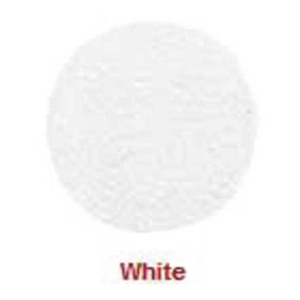 Self-Adhesive Screw Cap, 9/16 in Dia, White, PVC 53 PK