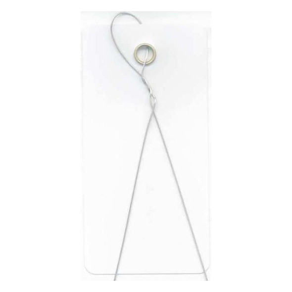 See All Industries Shipping Tag, Vinyl, 3-3/4" H x 1-7/8" W, White TUF-G02WW