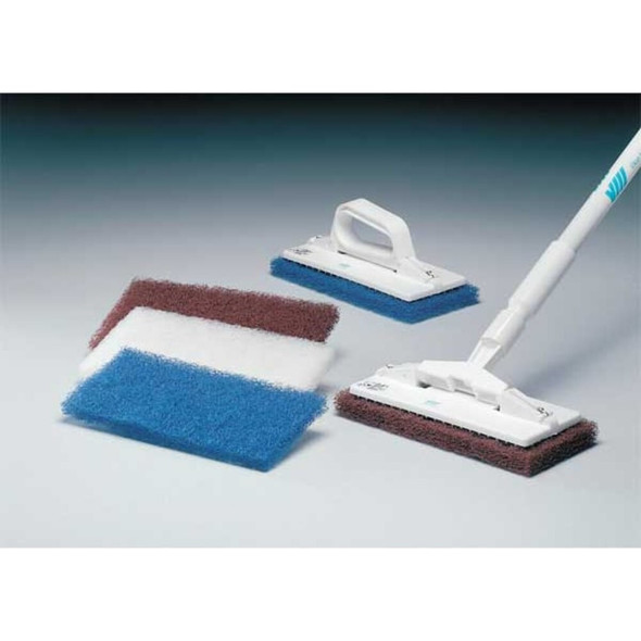 Remco 10 in L Cleaning Pad, Pad End, Brown, PK10 5523-10PK