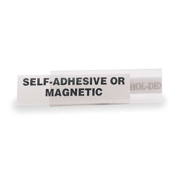 Hol-Dex Lbl Hldr Insrt Shts,White,8 in,2 in,PK50 LI-51-5