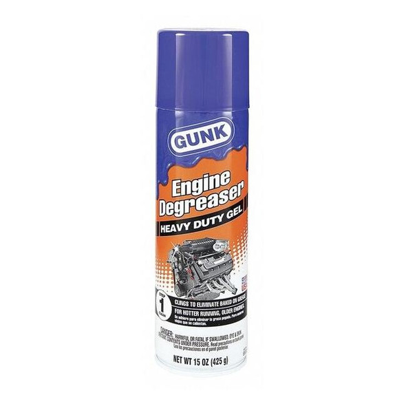 Gunk Cleaner/Degreaser, 15 Oz Aerosol Can, Gel EBGEL