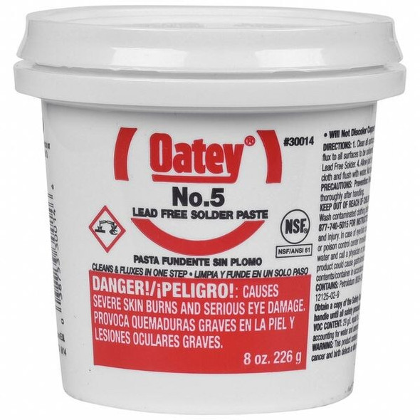 Oatey OATEY 8oz Jar Solder Paste 30014
