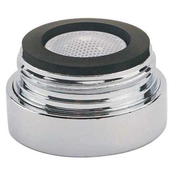 Neoperl 0.35 gpm Outlet, 15/16 in - 27 Thread Size, Chrome, Brass 5509105