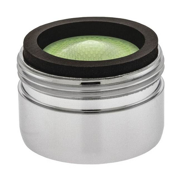 Neoperl 0.5 gpm Outlet, 13/16 in - 27 Thread Size, Chrome, Brass 5510005