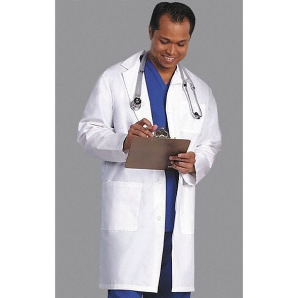 Fashion Seal Lab Coat, Polyester-Cotton, 3 Pockets, Button 3495 S