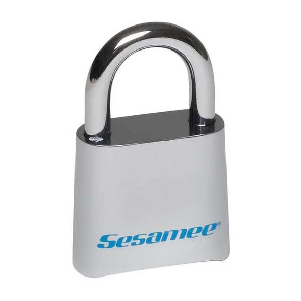 Sesamee Combination Padlock,Bottom,Silver KCR0436
