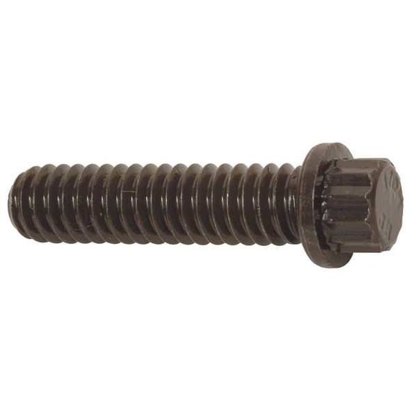 Grade 9, 5/8"-11 Flange Bolt, Plain Alloy Steel, 1-3/4 in L, 5 PK