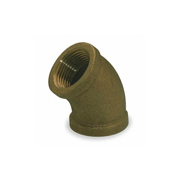 Manufacturer Varies 45 Elbow, Red Brass, 3/4 in,Female NPT 1VEU9 Manufacturer Varies 45 Elbow, Red Brass, 3/4 in,Female NPT 1VEU9