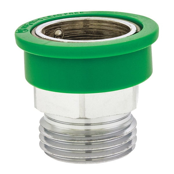 Neoperl Faucet Outlet Adapter, 3/4 in GH Thread Size, Unfinished, Brass 5503405