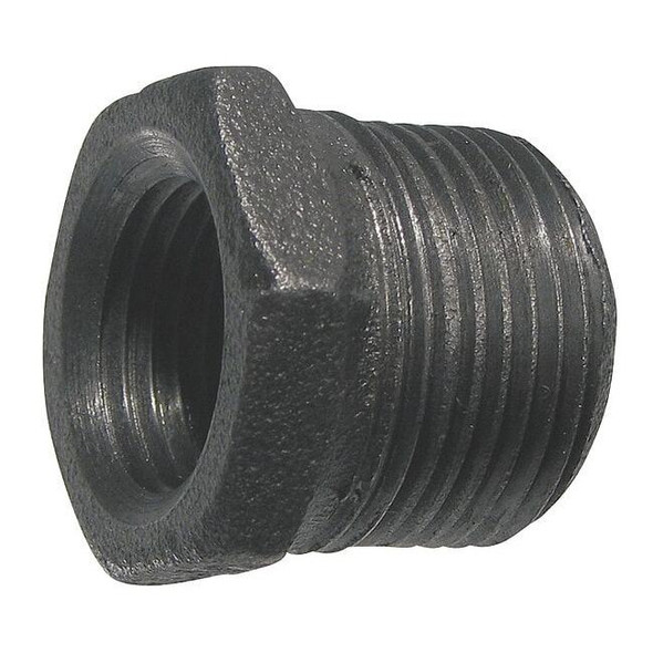 Hex Bushing Hex Bushing, 2" x 3/4" Pipe, FNPT x MNPT, Malleable Iron, Class 150