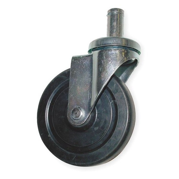 Manufacturer Varies Swivel Stem Caster,Rubber,5 ",280 lb. 1ZTJ1