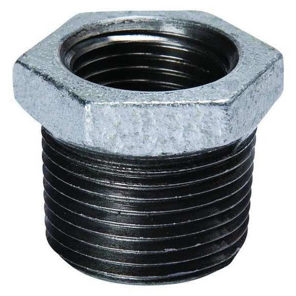 Manufacturer Varies Hex Bushing,Malleable Iron, 1 1/2 x 1 in 5P891