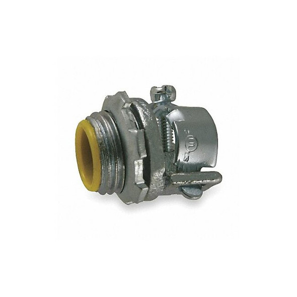 Raco Connector,Iron,Trade Size 3/8in 3301 Raco Connector,Iron,Trade Size 3/8in 3301