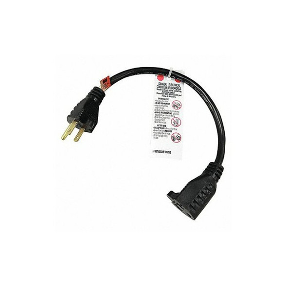Manufacturer Varies Extension Cord,1ft,16Ga,13A,SJT,Blk 5XFP6ID Manufacturer Varies Extension Cord,1ft,16Ga,13A,SJT,Blk 5XFP6ID