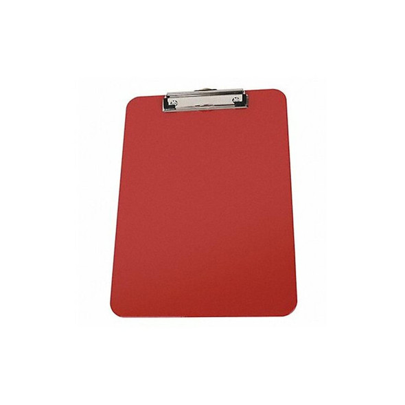 Manufacturer Varies 8-1/2" x 11" Plastic Clipboard, Red 2LJX5