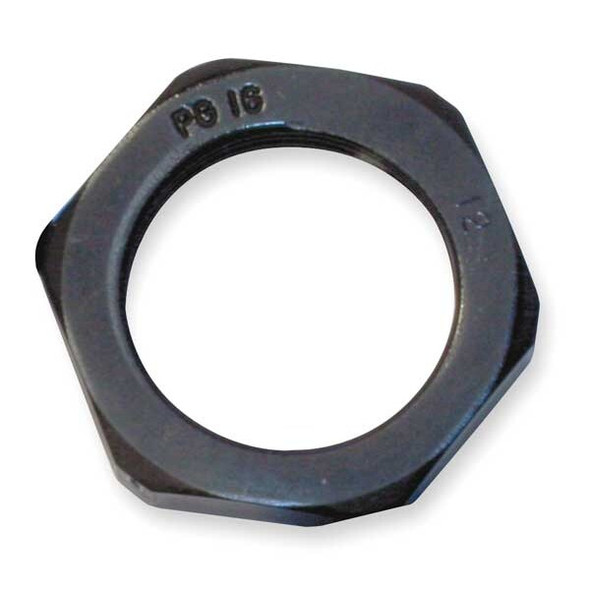 Hubbell Wiring Device-Kellems Cord Connector Locknut,Nylon,PG13.5 LNP13B