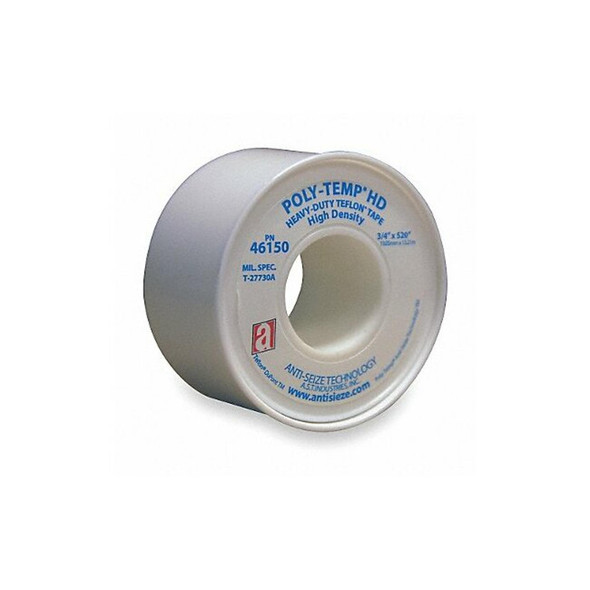 Anti-Seize Technology Thread Sealant Tape,1/2 In. W,520 In. L 46135