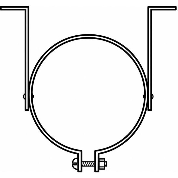 Ameri-Vent Single Wall Vent Pipe Hanger,5 In 5VPH