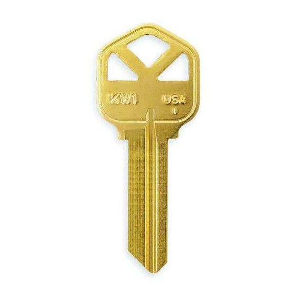 Kaba Ilco Key Blank,Brass,Type 1176,5 Pin,PK50 KW1-BR