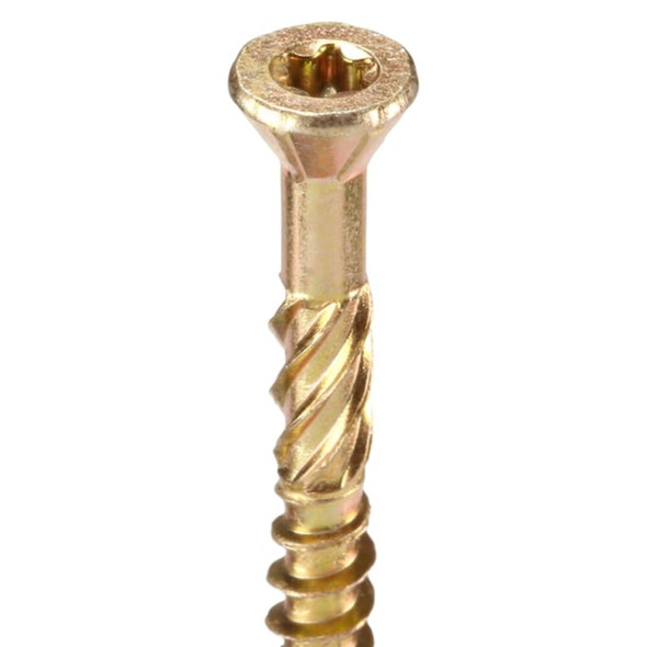 Deck Screw, #10 x 2 in, Steel, Flat Head, Torx Drive, 200 PK  U30251.019.0200