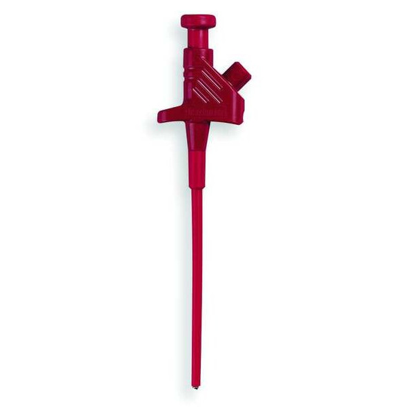 Pomona Electronics Test Clip Lead, Banana Jack, 6.22", Red 5830-2