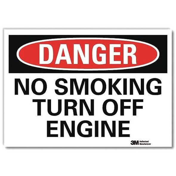 Lyle Danger Sign,10inx14in,Reflctv Sheeting U3-1859-RD_14X10