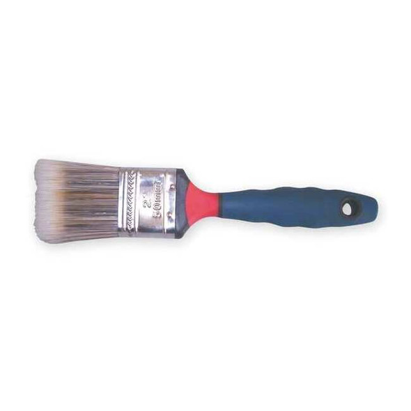 2" Flat Sash Firm, Synthetic Bristle, Paint Brush, Rubber Handle
