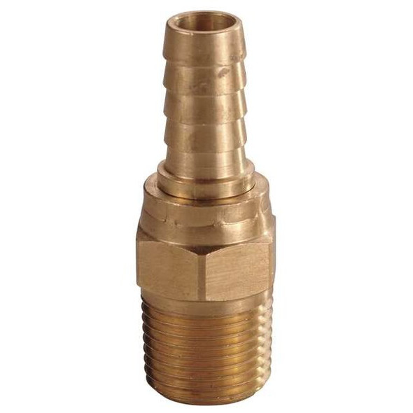 Manufacturer Varies Barbed Hose Fitting,Hose ID 3/8",NPSM 6AFP8