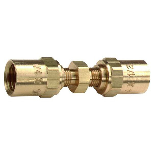 Speedaire Barbed Hose Mender,Brass,3/8" ID,Male 6X427