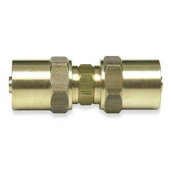 Speedaire Barbed Hose Mender,Brass,1/4" ID,Male 2X770