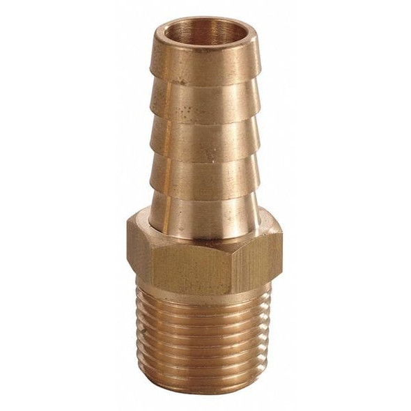 Manufacturer Varies Hose Barb,5/16 In Barb,3/8 In MNPT,Brass 6AFK7