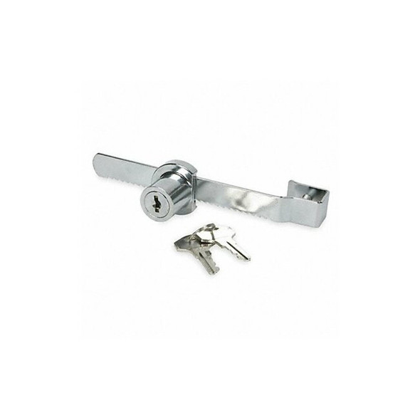 Manufacturer Varies Sliding Showcase Lock,Chrome,Keyed Diff 1RBK4