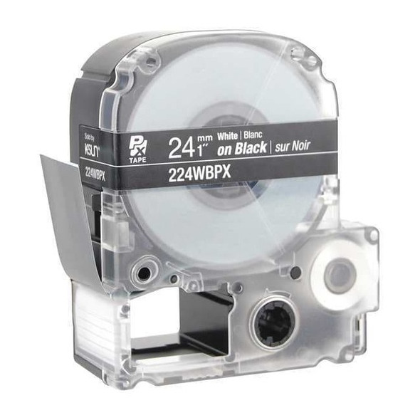 Epson Label Cartridge, White on Black, Labels/Roll: Continuous 45WA57