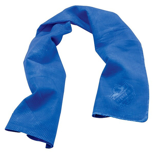 Ergodyne Cooling Towel,Blue,13 x 29 In. 6602 Ergodyne Cooling Towel,Blue,13 x 29 In. 6602