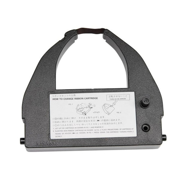 Amano Time Clock Ribbon,Black Ink Color C-872304