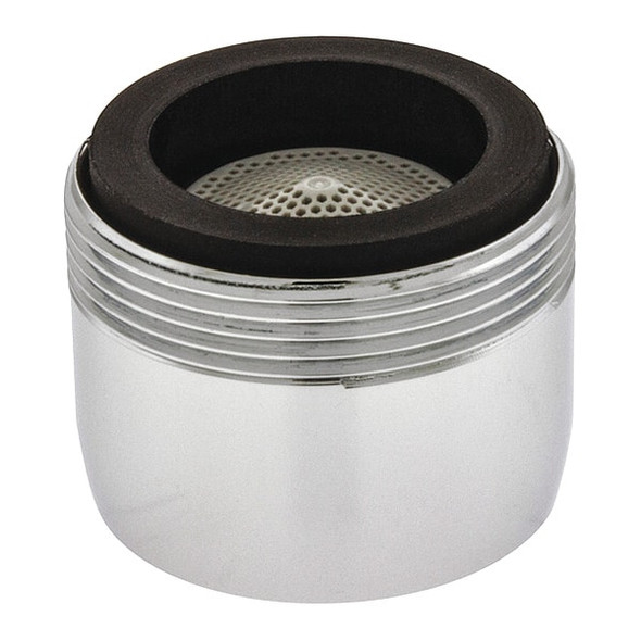 1.5 gpm Outlet, 15/16 in - 27, 55/64 in - 27 Thread Size, Chrome, Brass