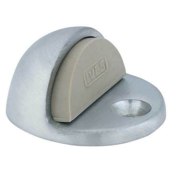 Ives Dome Door Stop, 1"H x 1-3/4"W FS436 US26D