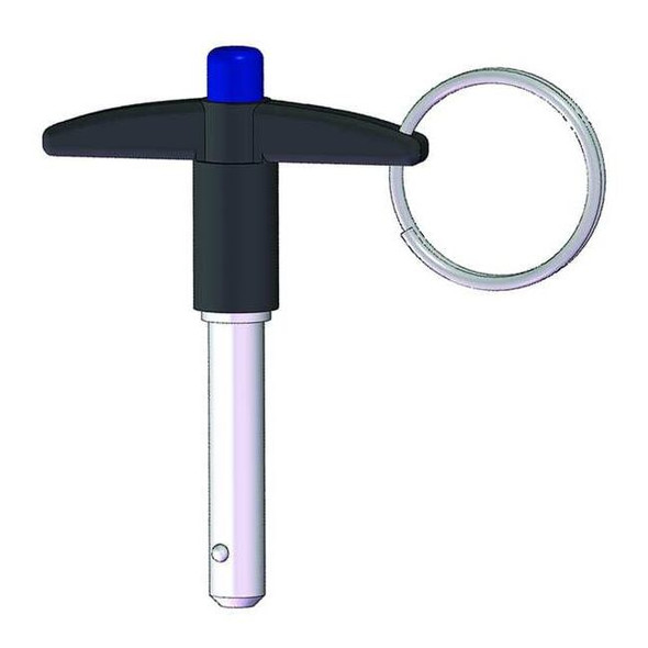 Innovative Components T Handle Lock Pin,1,3/16,Steel GL3X1000T----01