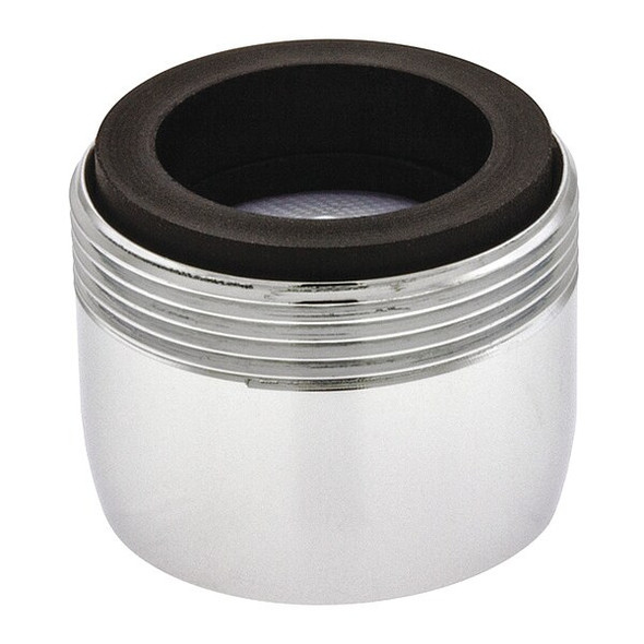 1 gpm Outlet, 15/16 in - 27, 55/64 in - 27 Thread Size, Chrome, Brass